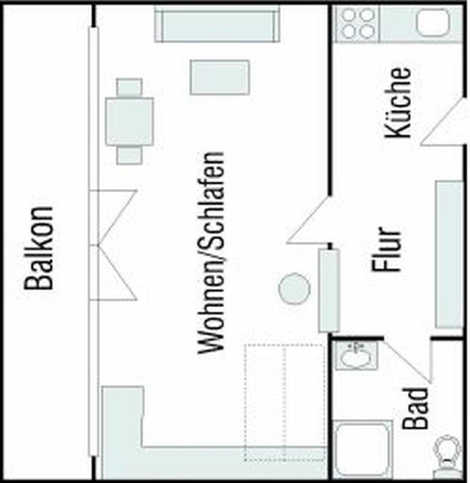 6-208, Sehr Strandnah, Im Herzen Westerlands, Westbalkon, 1 Zi Экстерьер фото